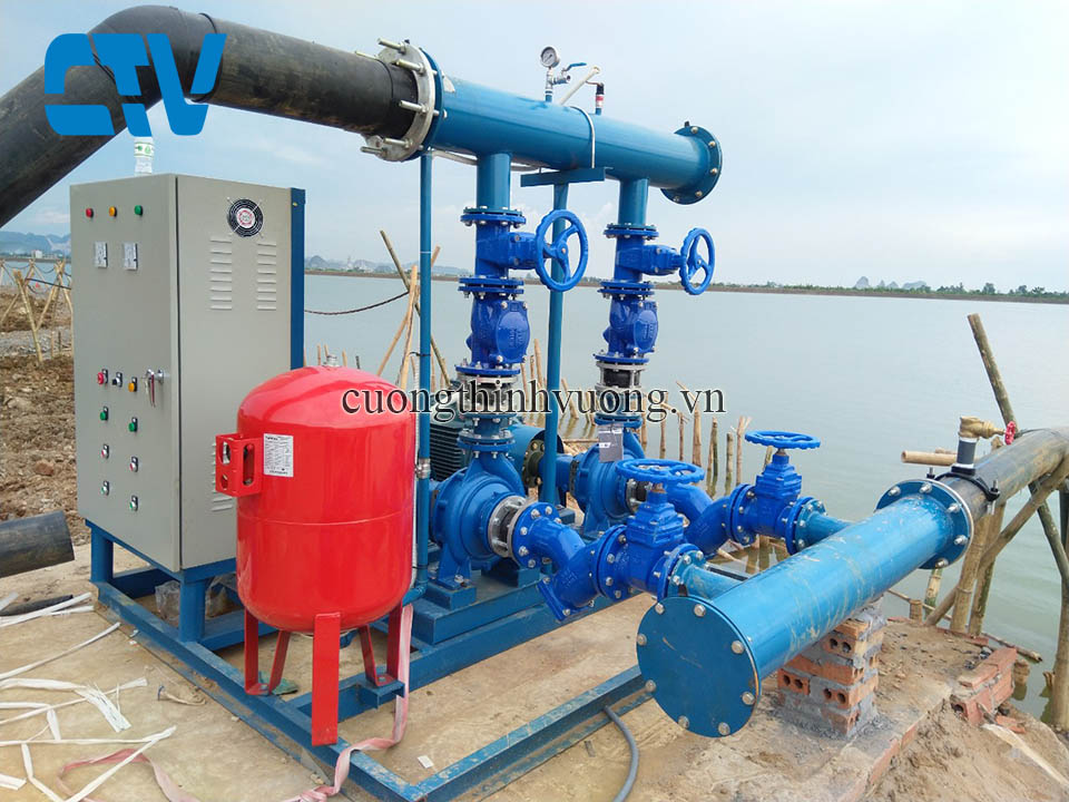 Thiết kế, lắp đặt cụm bơm tăng áp công nghiệp Stac Italy cho chung cư, khu công nghiệp